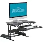 Varidesk 49901 Plus 30 Height-Adjustable Standing Desk Pro Black