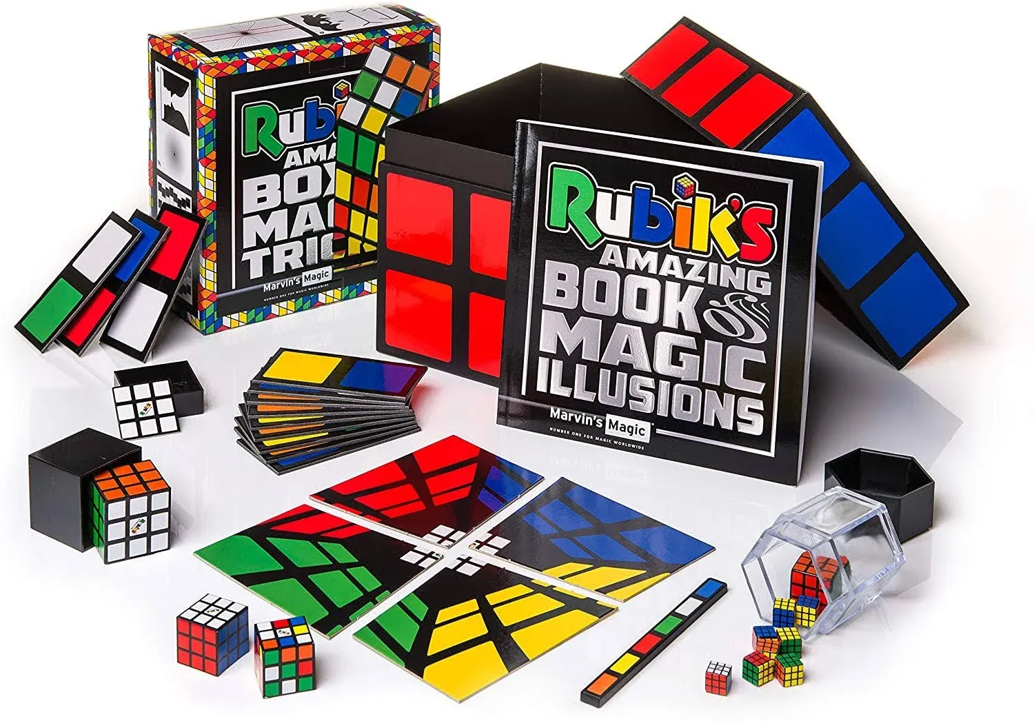 Marvin's Magic - Amazing Box of Magic Tricks Travel Edition | Officially Licensed from Rubiks - Magic Tricks For Kids - Includes Magic Wand, on OnBuy