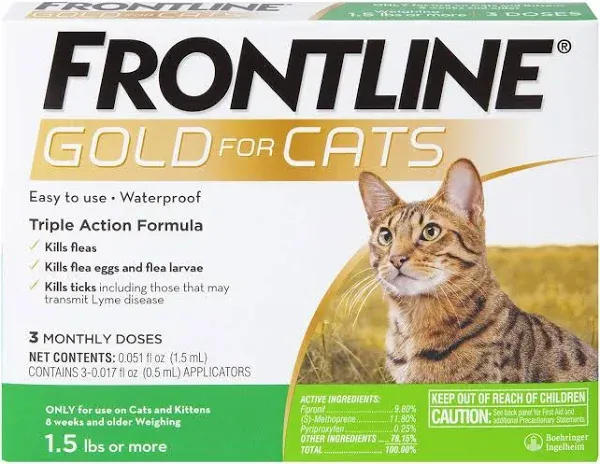 Frontline Gold For Cats