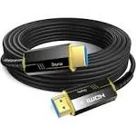 8K Fiber Optic Hdmi 2.1 Cable 65Feet, Supports 8K@60Hz 4K@120Hz Ultra High Speed 48Gbps Dynamic HDR, eARC,ARR, Dolby Atmos, Compatible with PS5, Xbox Series X, UHD TV