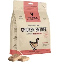 Vital Essentials Cat Food Freeze Dried Chicken Mini Patties