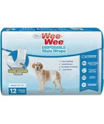 Four Paws Wee Wee Disposable Male Dog Wraps