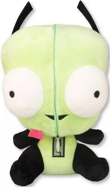 QMx Quantum Mechanix - Invader Zim - Gir Zippermouth Plush 8 inches