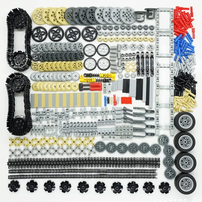 Technical Parts Cars Gears Axles - Wheels Connectors Building Block Accessories 