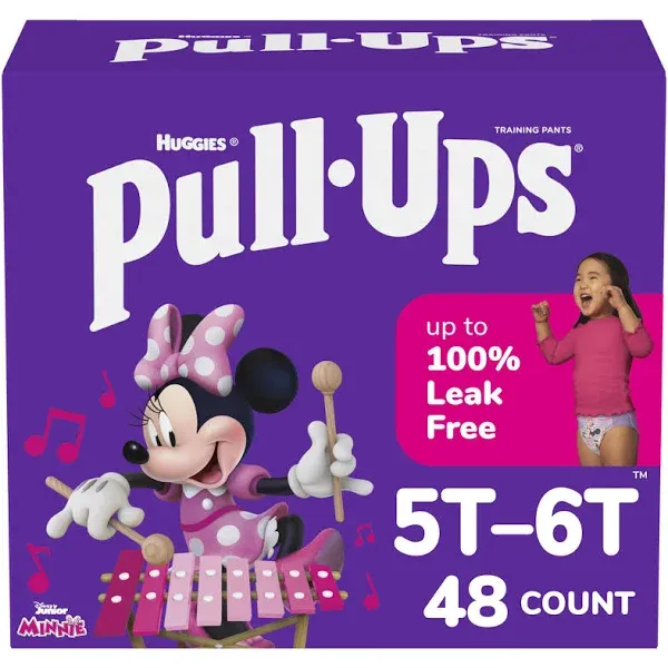 Pull-Ups Girls' Potty Training Pants - 5t-6t 48 ct