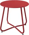 Outdoor Weather-Resistant Round Side Table