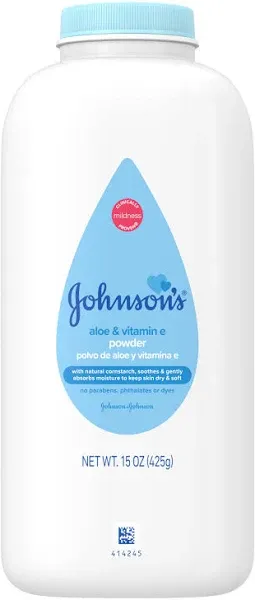 Johnson's Cornstarch Baby Powder Aloe Vitamin E