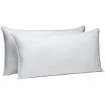 Hypoallergenic Down-Alternati<wbr/>ve King Pillows for Back &amp; Stomach Sleepers, 2-Pack