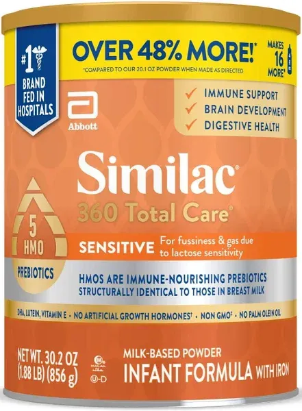 Similac 360 Total Care Sensitive Infant Formula