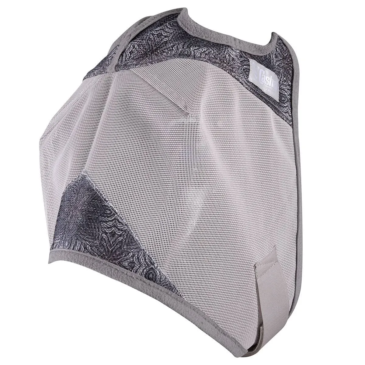 Cashel Crusader Standard Nose Pasture Fly Mask Without Ears - Grey - Foal