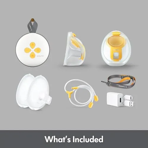 Medela Swing Maxi Hands-Free Breast Pump | Easy, Intuitive, Ideal for On The Go Double Electric Hands Free Breast Pump