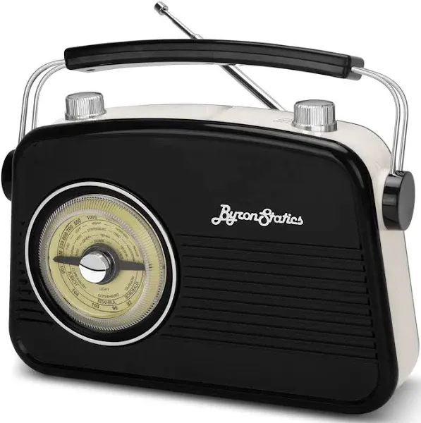 Portable Radio AM/FM Vintage Retro Radio  Built Speakers Best Reception Longest