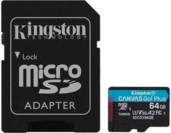 Kingston Canvas Plus UHS-I microSDXC Memory Card