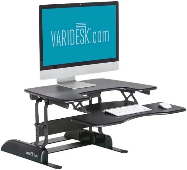 VARIDESK Pro Plus 30 Height-Adjustable Standing Desk Converter