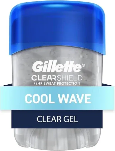 Gillette Antiperspirant Deodorant Clear Gel Cool Wave