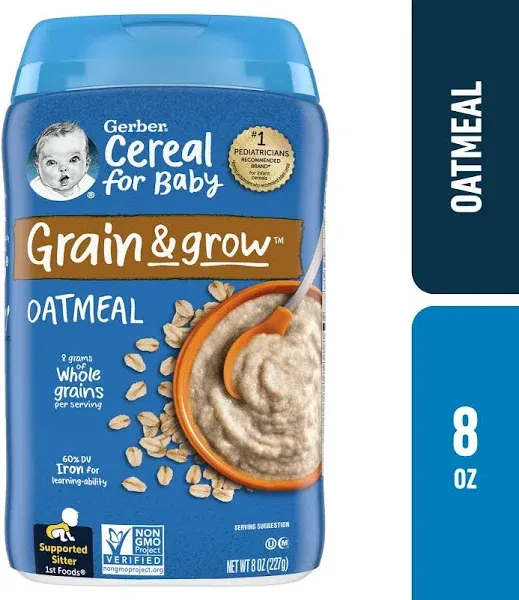 gerber baby oatmeal cereal