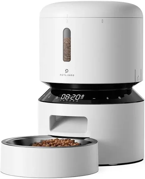 PETLIBRO - Granary Stainless Steel 3L Automatic Dog and Cat Feeder with Voice...