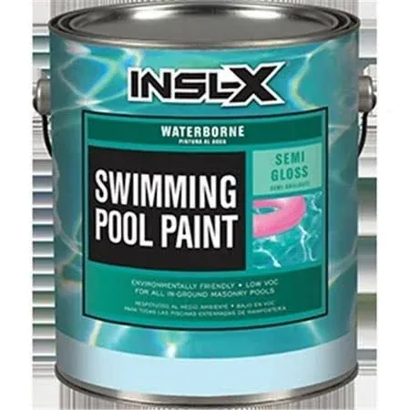 Insl-X WR102309A-01 Waterborne Semi-Gloss Pool Paint 1 Gallon Ocean Blue