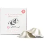 SILVERETTE The Original Silver Nursing Cups, Silverettes Metal Nipple Covers for Breastfeeding, Nursing pads, 925 Silver Nipple Cover Guards, Soothe and Protect Sore Nipples -Made in Italy