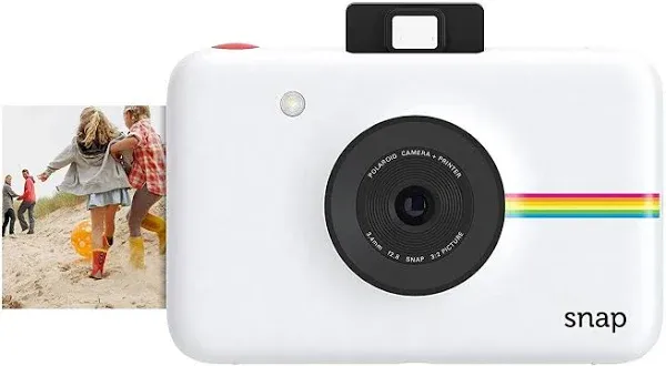 Polaroid Snap Digital Camera White Instant