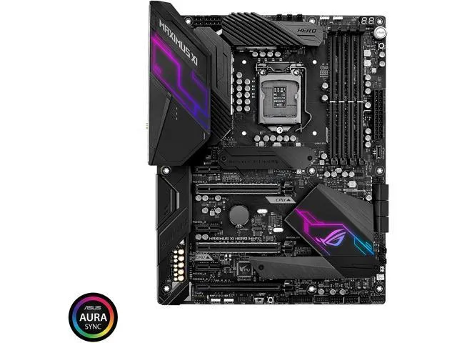 ASUS ROG Maximus XI Hero (Wi-Fi) Z390 Gaming Motherboard LGA1151 (Intel 8th and 9th Gen) ATX DDR4 DP HDMI M.2 USB 3.1 Gen2 Onboard 802.11 ac