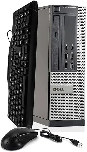 Dell OptiPlex 9020 Desktop Computer PC, 3.20 GHz Intel i5 Quad Core Gen 4, 16GB DDR3 RAM, 240GB SSD Hard Drive, Windows 10 Professional 64 bit, Dual (2) 19” Screens Screen