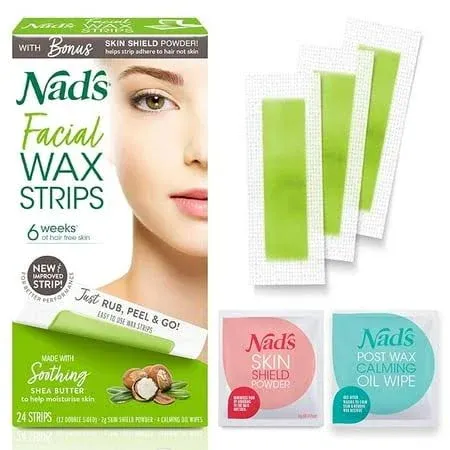 Facial Wax Strips Nad's