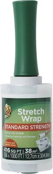 Duck Brand Stretch Wrap 5 in. x 1000 ft. Clear