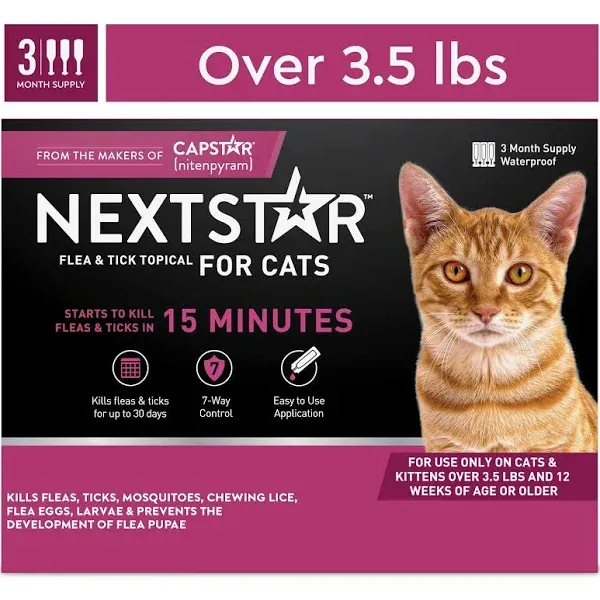 NEXTSTAR Flea and Tick Topical for Cats