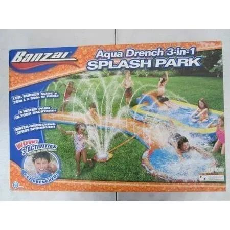 Banzai Aqua Drench 3-in-1 Splash Park