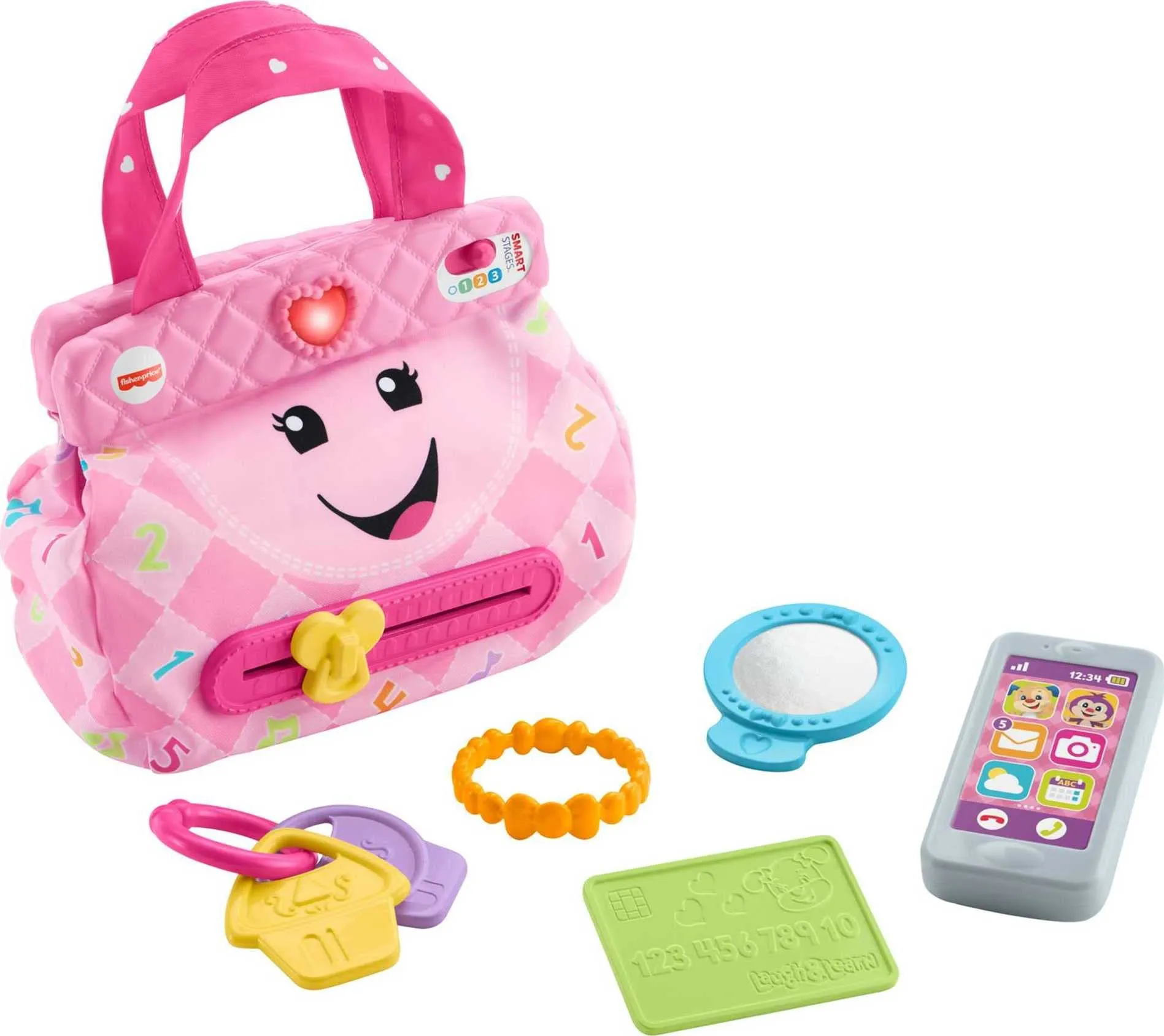 Fisher Price Laugh and Learn My Smart Purse, Pink