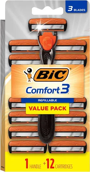 BIC Comfort 3 Hybrid Disposable Razor