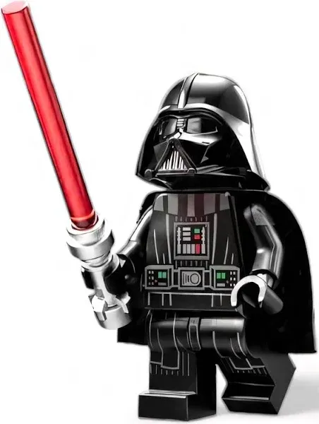 LEGO Star Wars Darth Vader Minifigure with Lightsaber and Black Cape