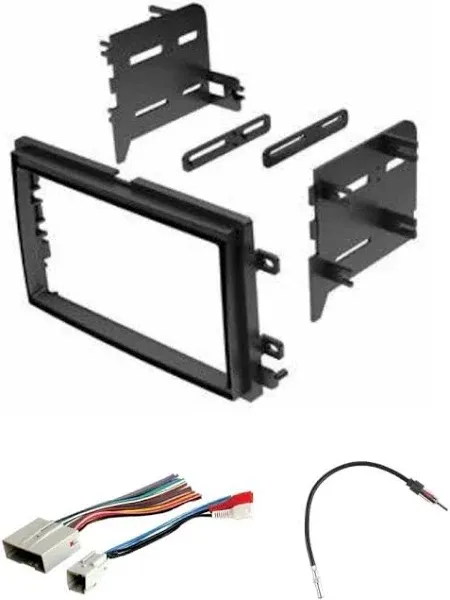 Car Radio Stereo Dash Install Kit with Harness