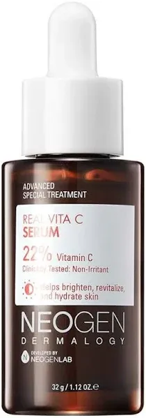 DERMALOGY by NEOGEN Real Vita C Serum 1.12 oz 32g - Brightening Hydrating Fac...