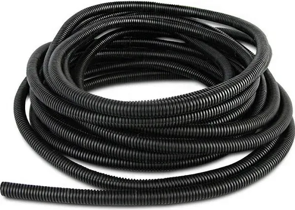 1/2 Inch 20 Feet Split Loom Wire Flexible Tubing Conduit Hose