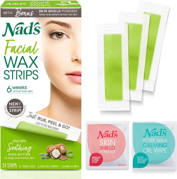 Facial Wax Strips Nad's