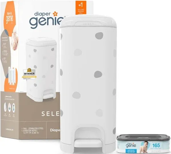 Diaper Genie Select Pail with Square Refill