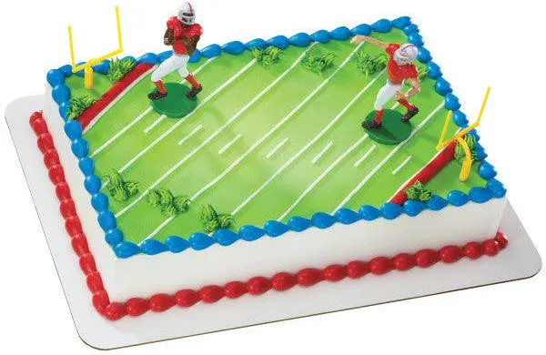 DecoSet Football Touchdown Cake Decoration