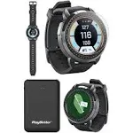 Bushnell Ion Elite (Black) Golf GPS Watch - Color Touchscreen Smartwatch with 12+ Hours Battery Life, 38K Courses & Slope Distances - Bundle with Ion