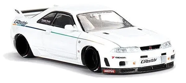 True Scale Miniatures Model Car Compatible with Nissan Skyline GT-R (R33) DAI33 V1 Limited Edition 1/64 Diecast Model Car Kaido House KHMG113