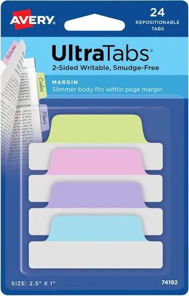 Avery Ultra Tabs MARgin Tabs