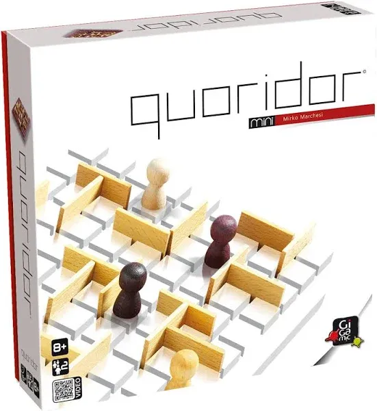 Quoridor Mini | Travel-Friendl<wbr/>y Strategy Game for Families and Adults | Ages 8+