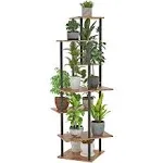 53&#034; Tall Plant Stand Indoor, 7-Tier Modern Plant Shelf, Corner Flower Pot Hol...