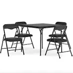 Flash Furniture Kids Black 5 Piece Folding Table and Chair Set