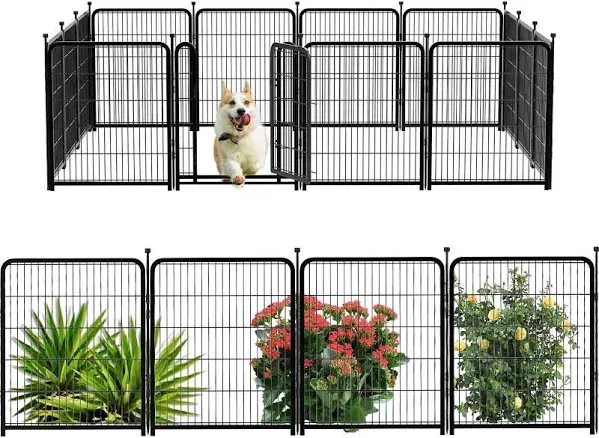 Getlay 36 in(H) Garden Fence with Gate