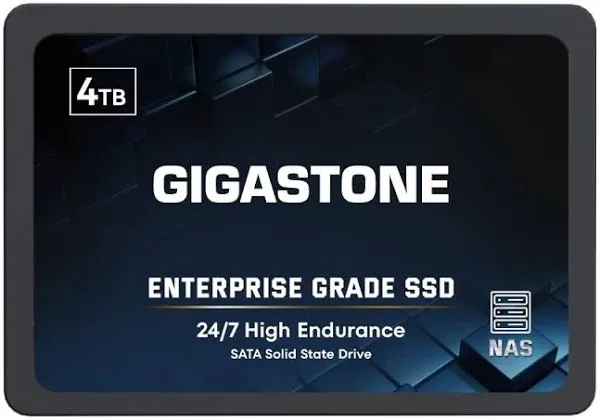 Gigastone Enterprise 4TB NAS SSD 24/7 High Endurance - Brand New Sealed!