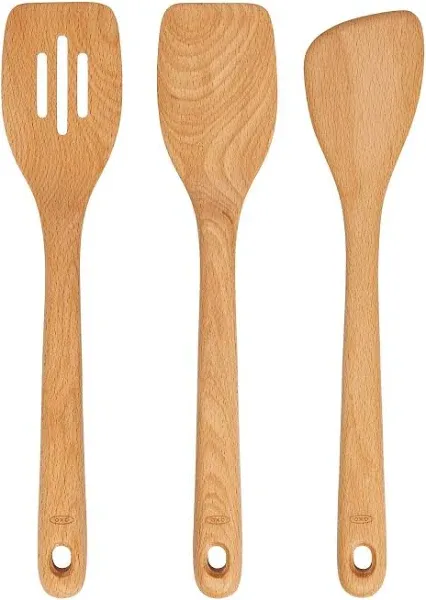 OXO 3 Piece Good Grips Wooden Turner Set