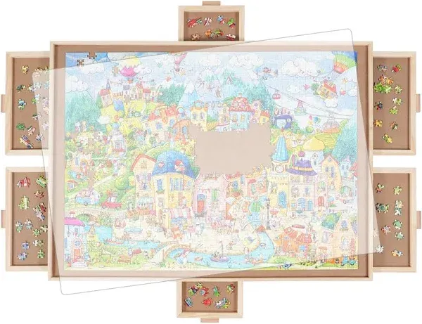 ALL4JIG 1500 Pieces Rotating Puzzle Board