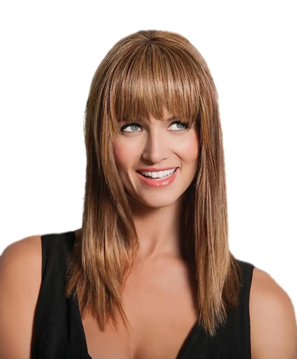 Modern Fringe Clip In Bang - R830 Ginger Brown by Hairdo for Women - 1 Pc Hair Extension